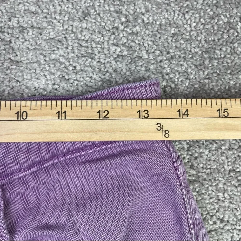 Tommy Jeans Women’s 26X26.5* Purple Tapered High Rise Vintage - Picture 10 of 14